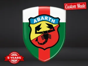 Fiat Abarth Pegatinas Silicona Auto Estilosas Máximo Pro Duradero